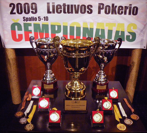 Lietuvos pokerio čempionato 2009 apdovanojimai